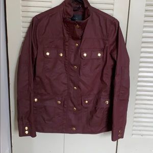 JCREW Burgundy Field Jacket - Small